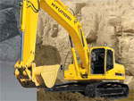 Гусеничный универсальный экскаватор Hyundai R 320LC.